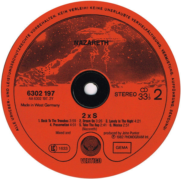 Nazareth (2) - 2XS (Vinyl)