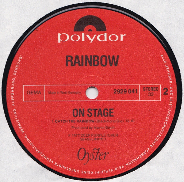 Rainbow - On Stage (Vinyl) (2)