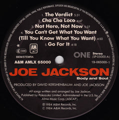 Joe Jackson - Body And Soul (Vinyl)