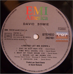 David Bowie - Never Let Me Down (Vinyl)