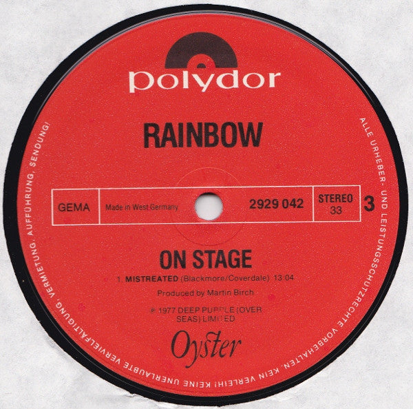 Rainbow - On Stage (Vinyl) (2)