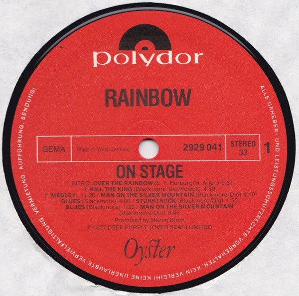 Rainbow - On Stage (Vinyl) (2)