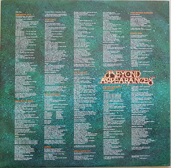 Santana - Beyond Appearances (Vinyl)