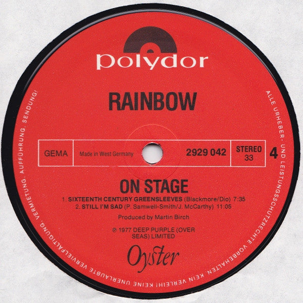 Rainbow - On Stage (Vinyl) (2)