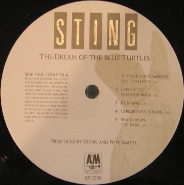 Sting - The Dream Of The Blue Turtles (Vinyl)