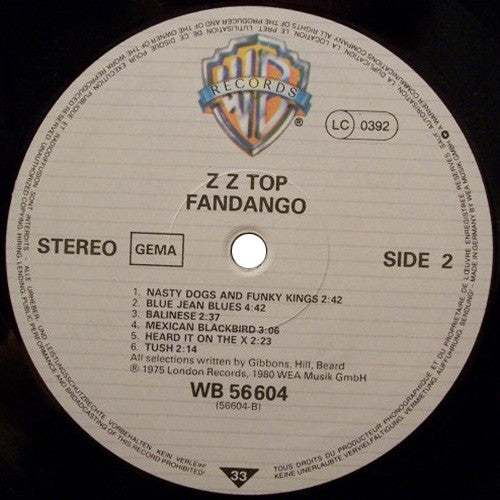 ZZ Top - Fandango! (Vinyl)