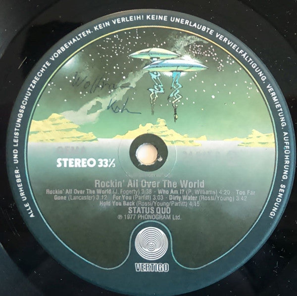 Status Quo - Rockin' All Over The World (Vinyl)