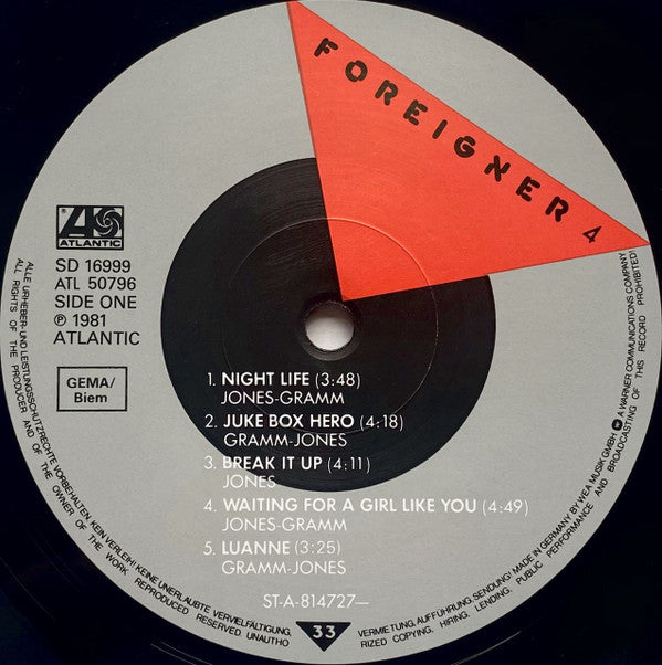 Foreigner - 4 (Vinyl)