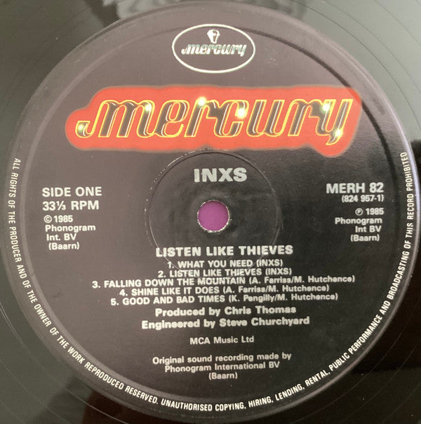 INXS - Listen Like Thieves (Vinyl)