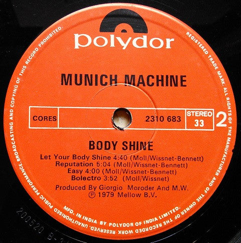 Munich Machine - Body Shine (Vinyl)