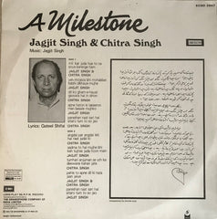 Jagjit & Chitra Singh - A Milestone (Vinyl)