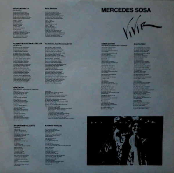 Mercedes Sosa - Vivir (Vinyl)