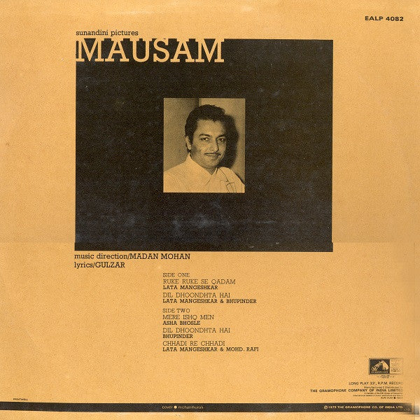 Madan Mohan - Mausam (Vinyl)