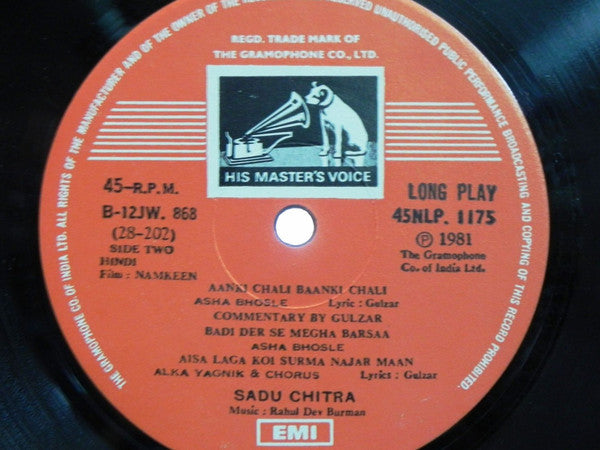 R. D. Burman, Gulzar - Namkeen (Vinyl)