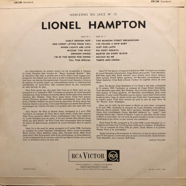 Lionel Hampton - Lionel Hampton (Vinyl)