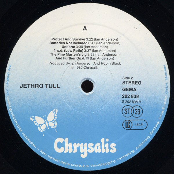 Jethro Tull - A (Vinyl)