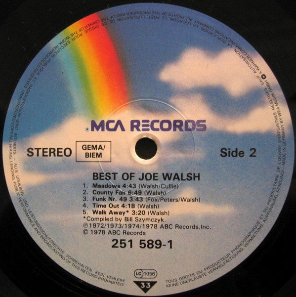 Joe Walsh - The Best Of Joe Walsh (Vinyl)