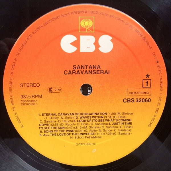 Santana - Caravanserai (Vinyl)