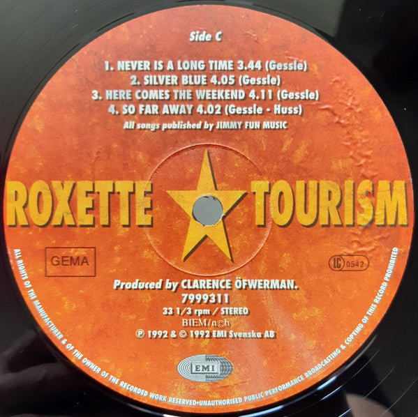 Roxette - Tourism (Vinyl) (2)