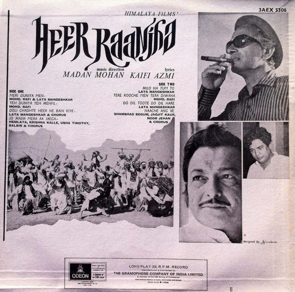 Madan Mohan - Heer Raanjha (Vinyl)