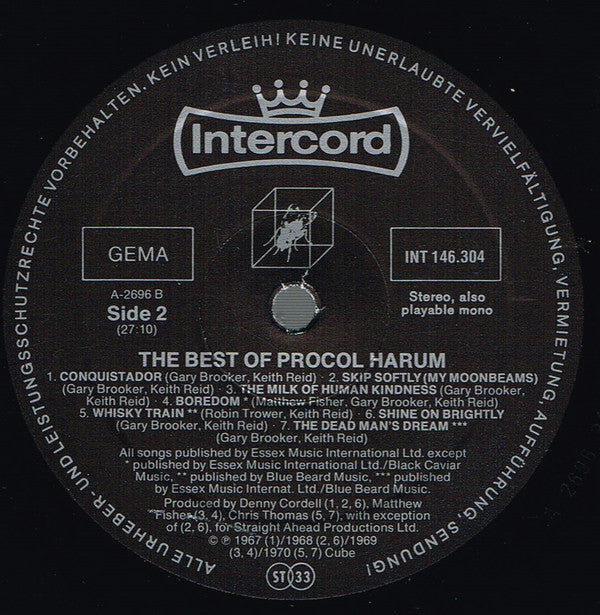 Procol Harum - The Best Of Procol Harum (Vinyl)