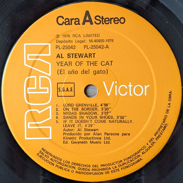 Al Stewart - Year Of The Cat (El Año Del Gato) (Vinyl)