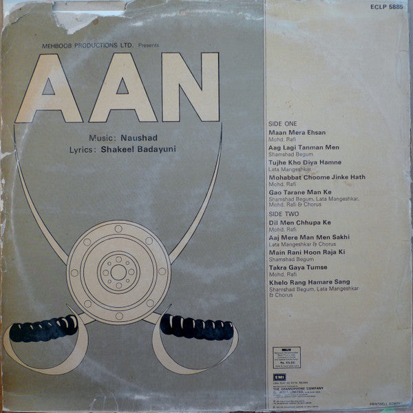 Naushad, Shakeel Badayuni - Aan (Vinyl)