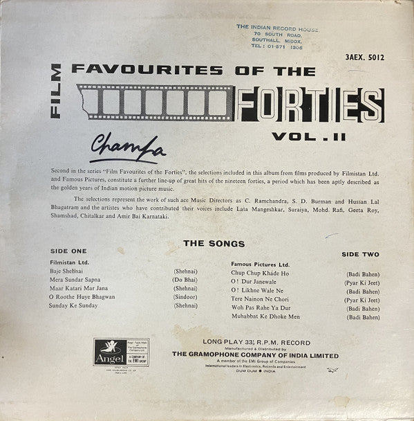 Various - Film Favourites Of The Forties - Vol. II (Vinyl)