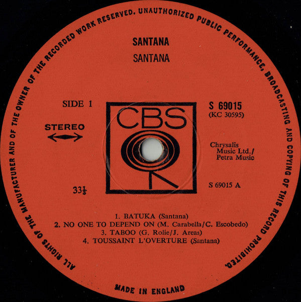 Santana - Santana (Vinyl)