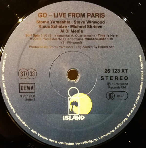 Stomu Yamashta's Go - Go Live From Paris (Vinyl) (2)