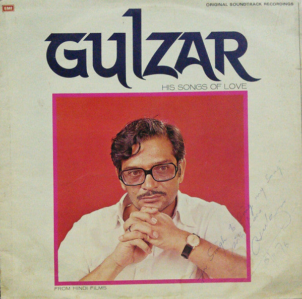 Gulzar - His Songs Of Love (From Hindi Films) (Vinyl)