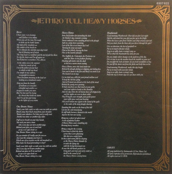 Jethro Tull - Heavy Horses (Vinyl)