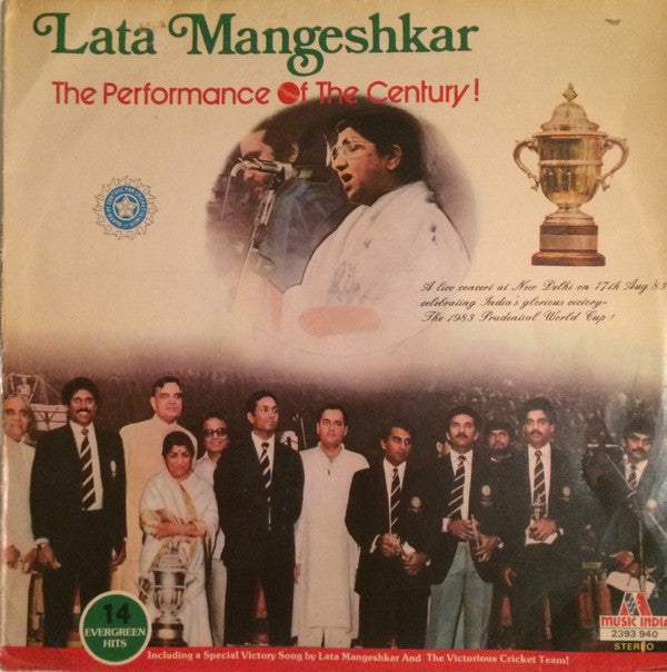 Lata Mangeshkar - The Performance Of The Century (Vinyl)