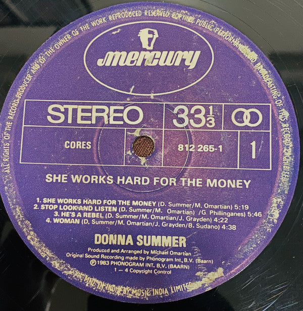 Donna Summer - She Works Hard For The Money (Vinyl)