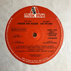 R. D. Burman - Sanam Teri Kasam = सनम तेरी कसम (Vinyl)