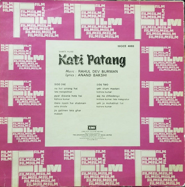 R. D. Burman - Kati Patang (Vinyl)