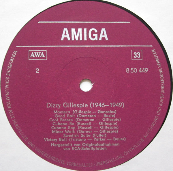 Dizzy Gillespie - Dizzy Gillespie (Vinyl)