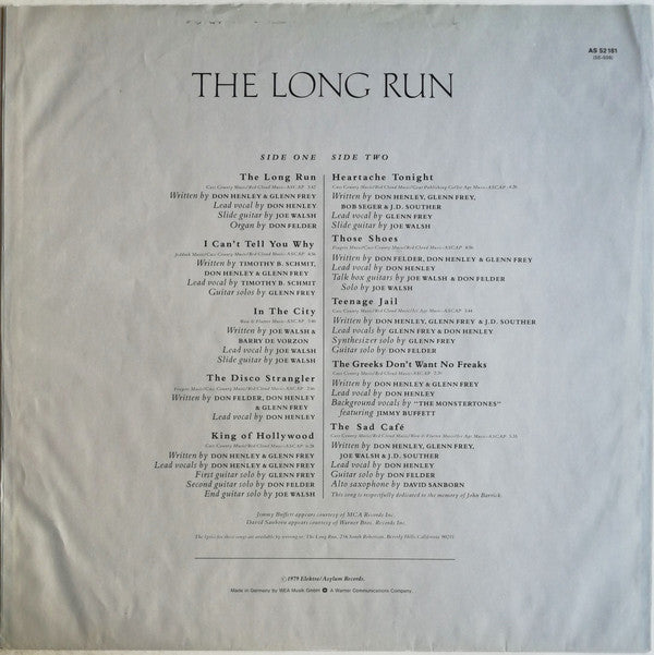 Eagles - The Long Run (Vinyl)