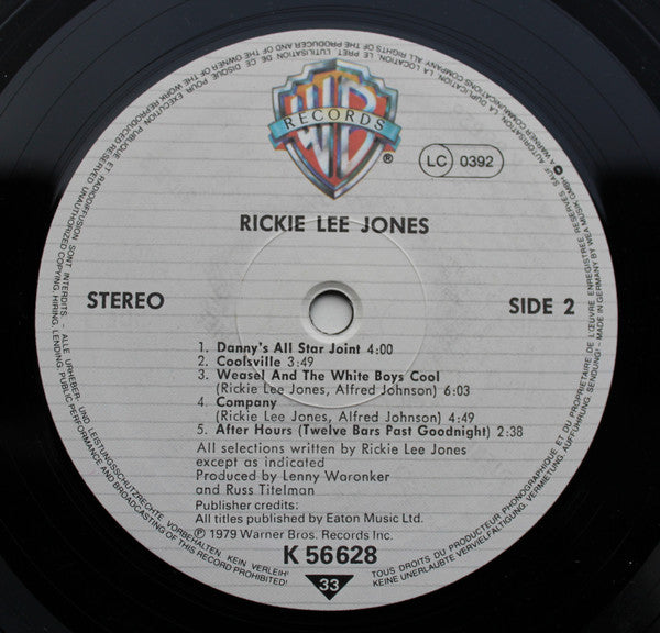 Rickie Lee Jones - Rickie Lee Jones (Vinyl)