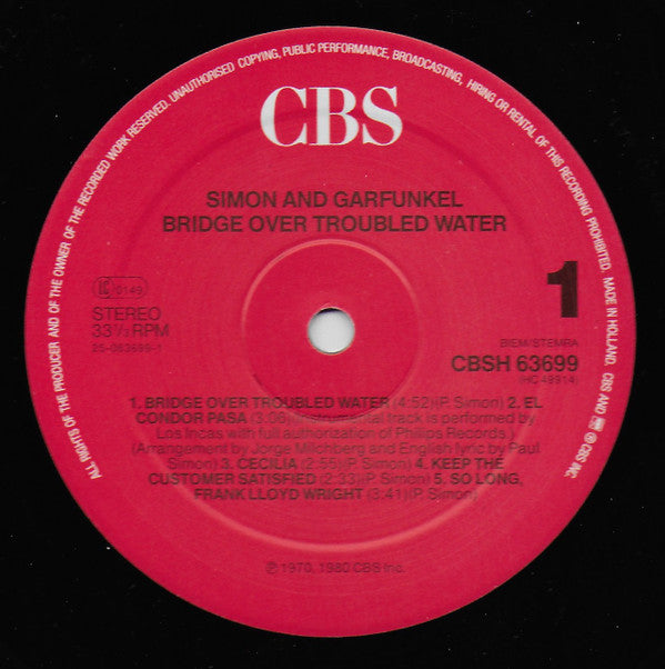 Simon & Garfunkel - Bridge Over Troubled Water (Vinyl)