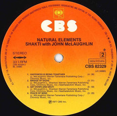 Shakti (2) With John McLaughlin - Natural Elements (Vinyl)