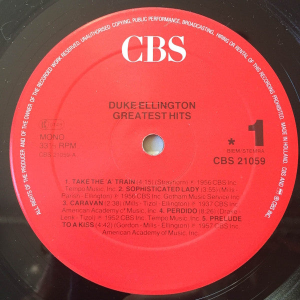 Duke Ellington - Greatest Hits  (Vinyl)