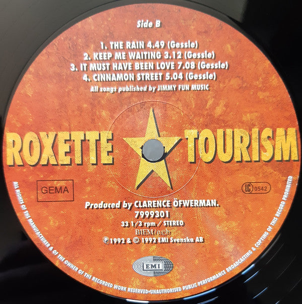 Roxette - Tourism (Vinyl) (2)