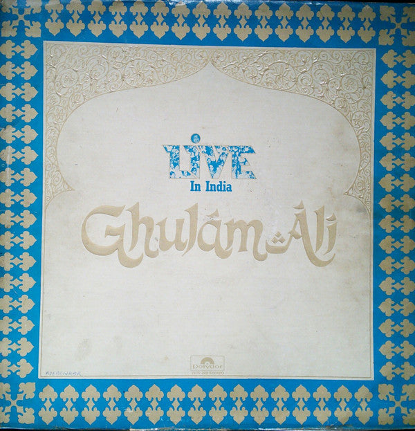 Ghulam Ali - Live In India (Urdu Ghazals) (Vinyl) (2)