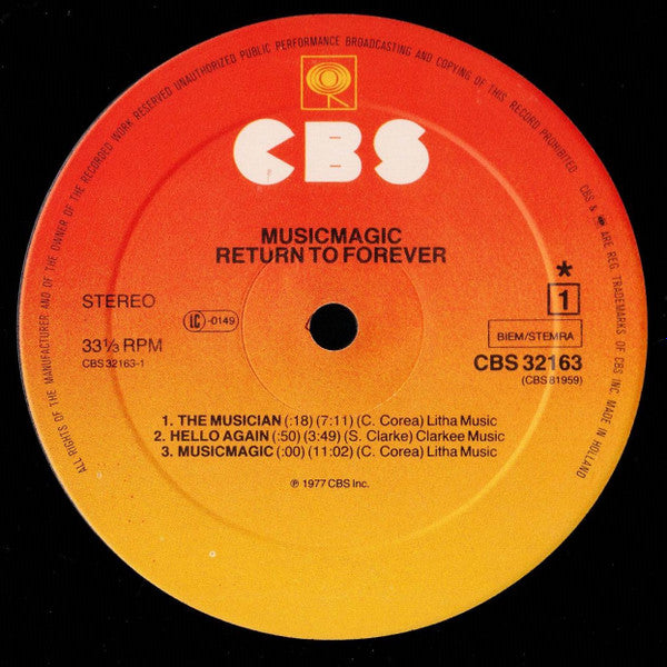 Return To Forever - Musicmagic (Vinyl)