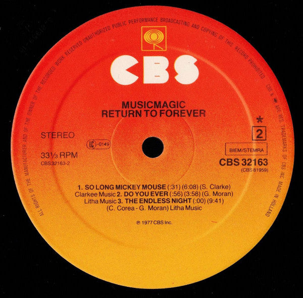 Return To Forever - Musicmagic (Vinyl)