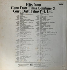 Various - Hits From Guru Dutt Films (Vinyl)