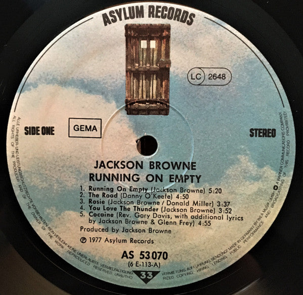 Jackson Browne - Running On Empty (Vinyl)