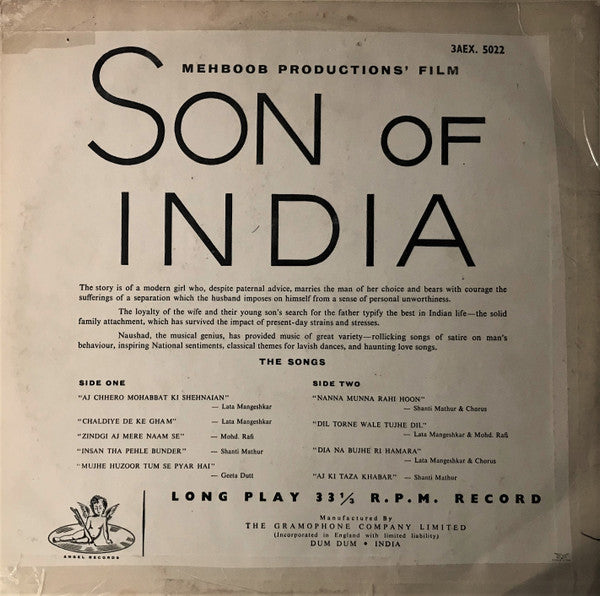 Naushad - Son Of India (Vinyl)