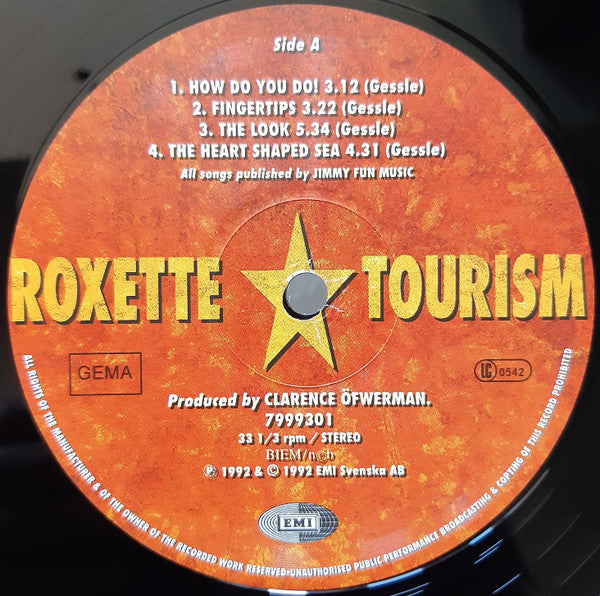 Roxette - Tourism (Vinyl) (2)